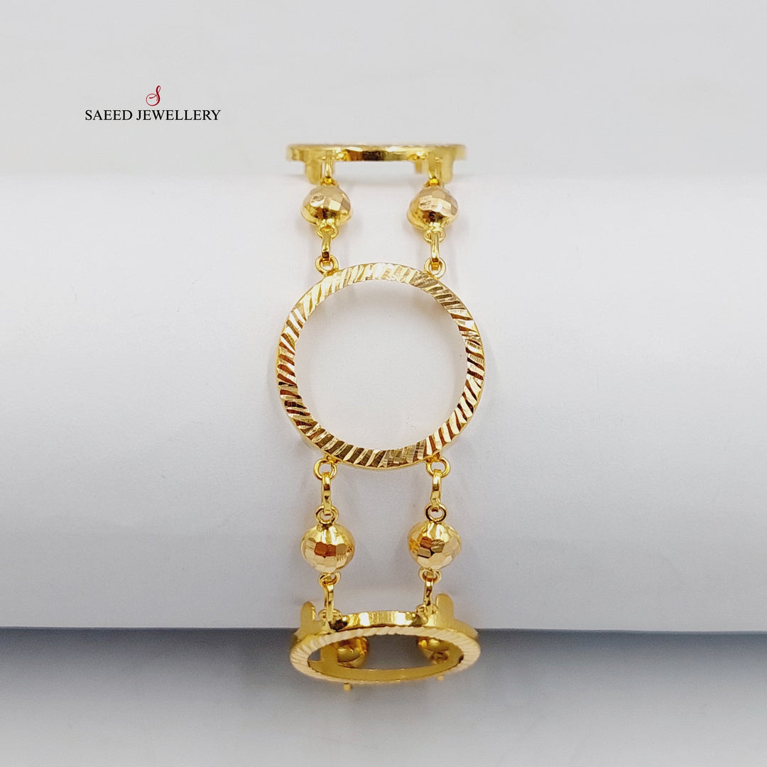 21K اسوارة برواز رشادي-مجوهرات الشيخ سعيد-Saeed Jewelry 