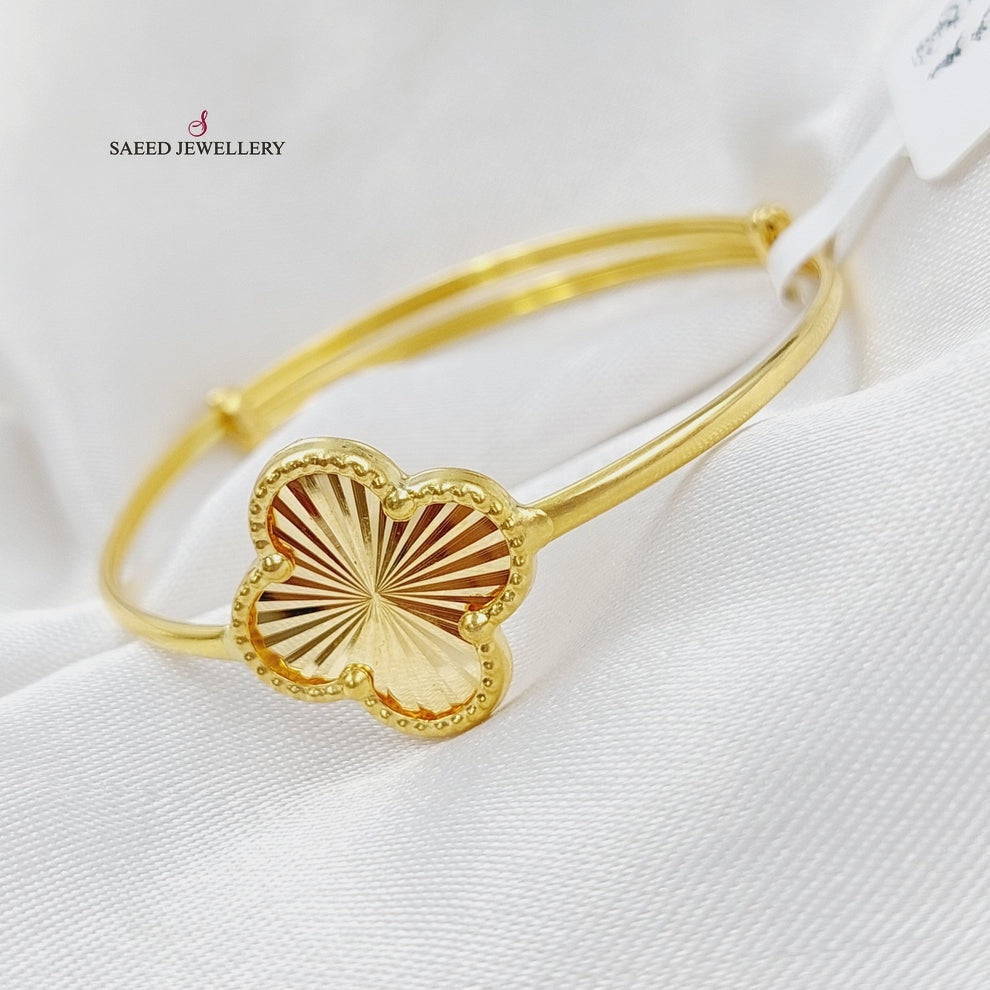 18K Baby Bracelet Made of 18K Yellow Gold by Saeed Jewelry-25410