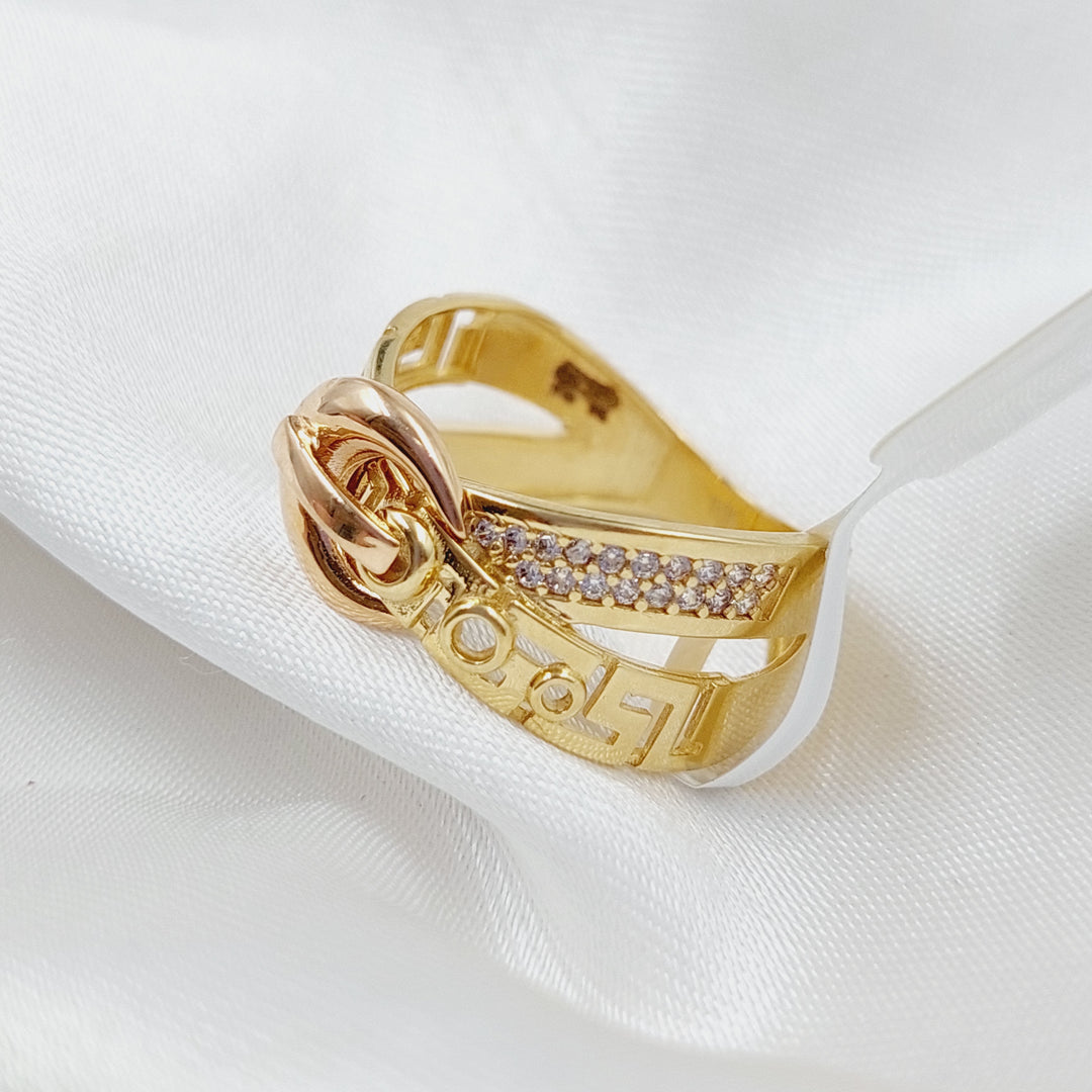 18K Gold Belt Ring by Saeed Jewelry - Image 4