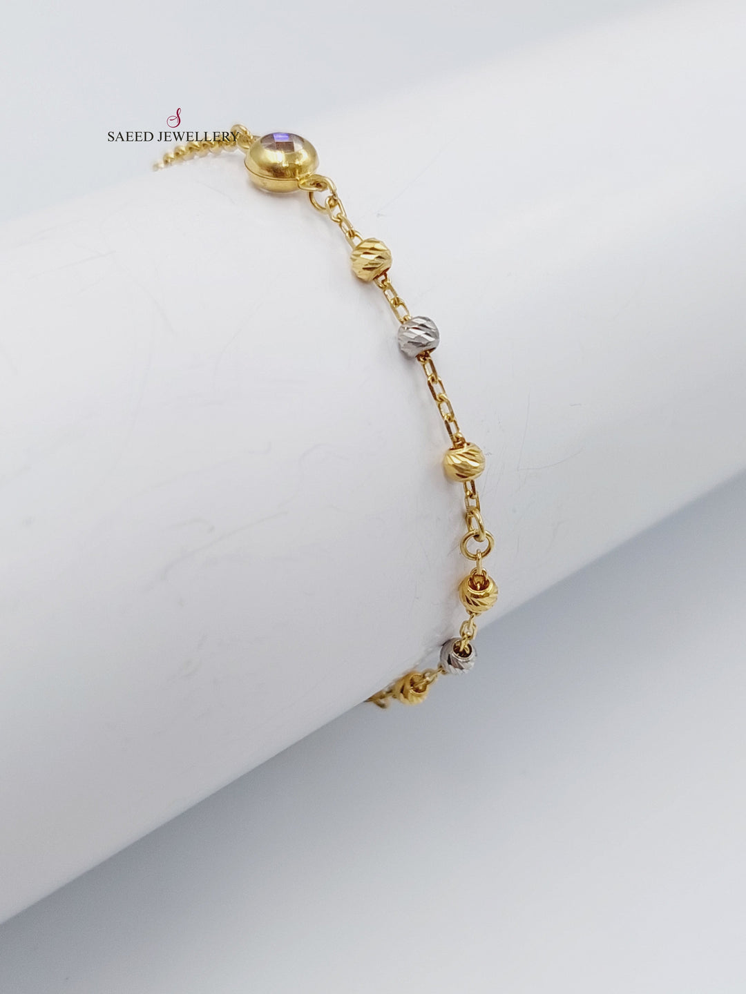 18K Gold Fancy Bracelet by Saeed Jewelry - Image 2