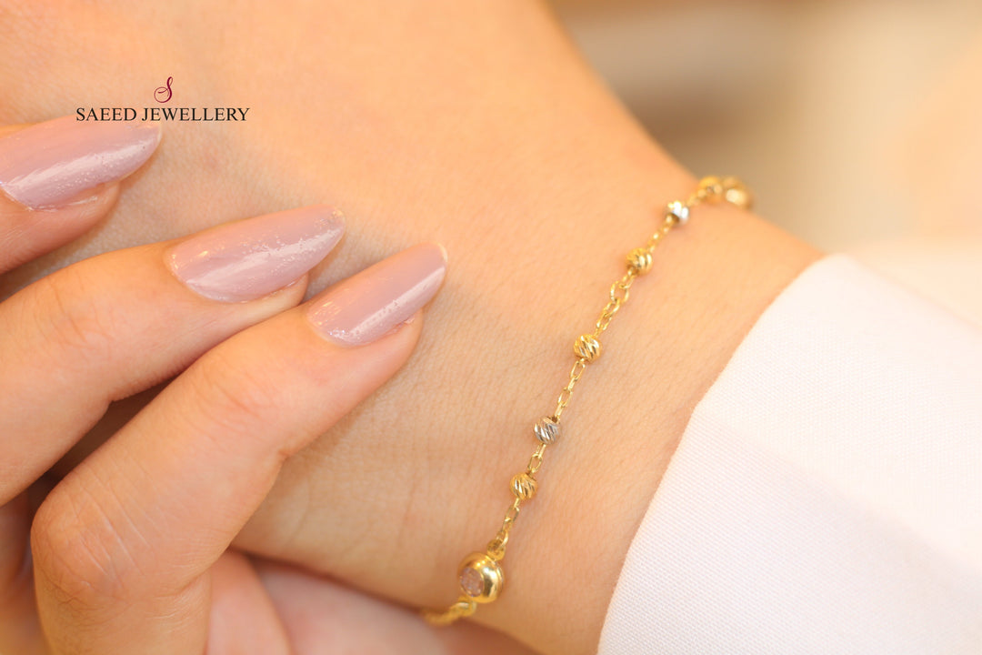 18K Gold Fancy Bracelet by Saeed Jewelry - Image 3