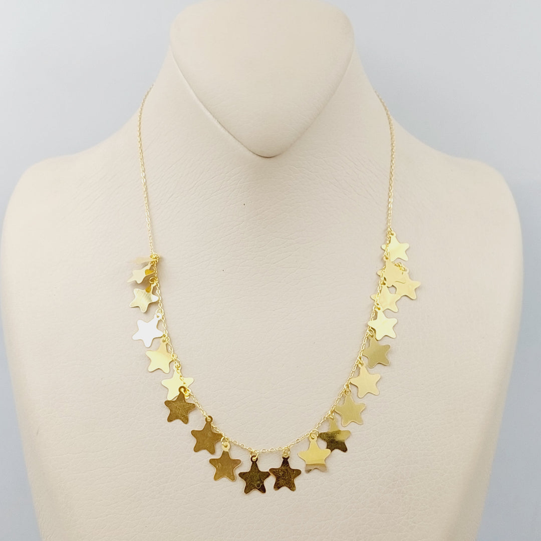 18K Farfasha Necklace Made of 18K Yellow Gold by Saeed Jewelry-25406