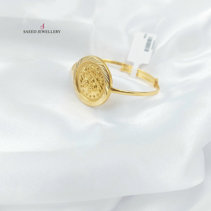 18K اسوارة اطفال رشادي-مجوهرات الشيخ سعيد-Saeed Jewelry 