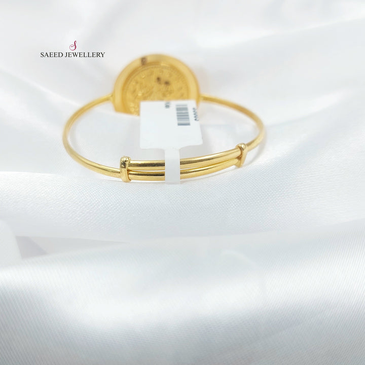 18K اسوارة اطفال رشادي-مجوهرات الشيخ سعيد-Saeed Jewelry 