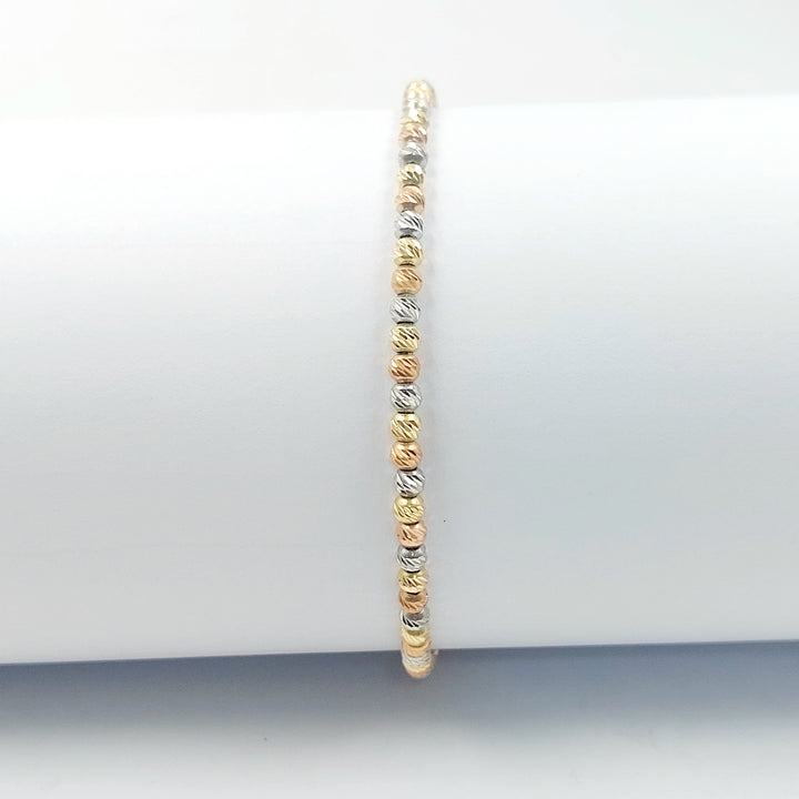 18K اسوارة طابات-مجوهرات الشيخ سعيد-Saeed Jewelry 