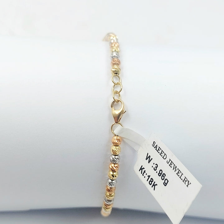 18K اسوارة طابات-مجوهرات الشيخ سعيد-Saeed Jewelry 