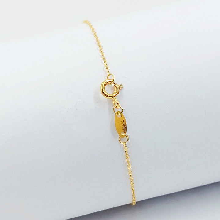 18K اسوارة فراشة-مجوهرات الشيخ سعيد-Saeed Jewelry 