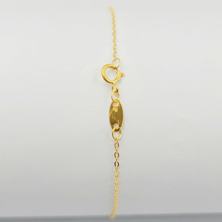 18K اسوارة فراشة-مجوهرات الشيخ سعيد-Saeed Jewelry 