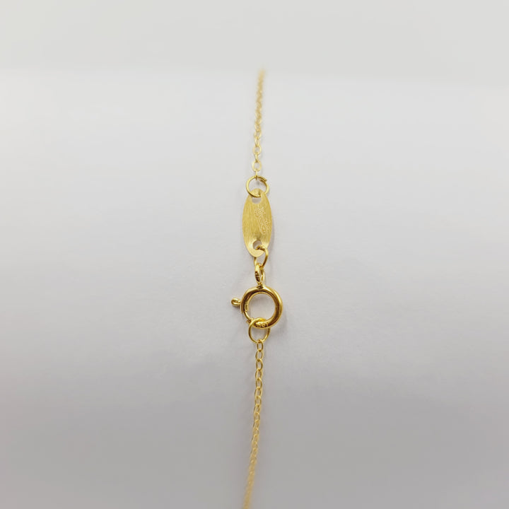 18K اسوارة فراشة-مجوهرات الشيخ سعيد-Saeed Jewelry 