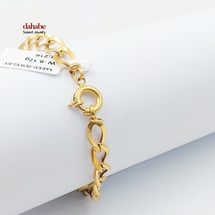 18K اسوارة جنزير اكسترا-مجوهرات الشيخ سعيد-Saeed Jewelry 