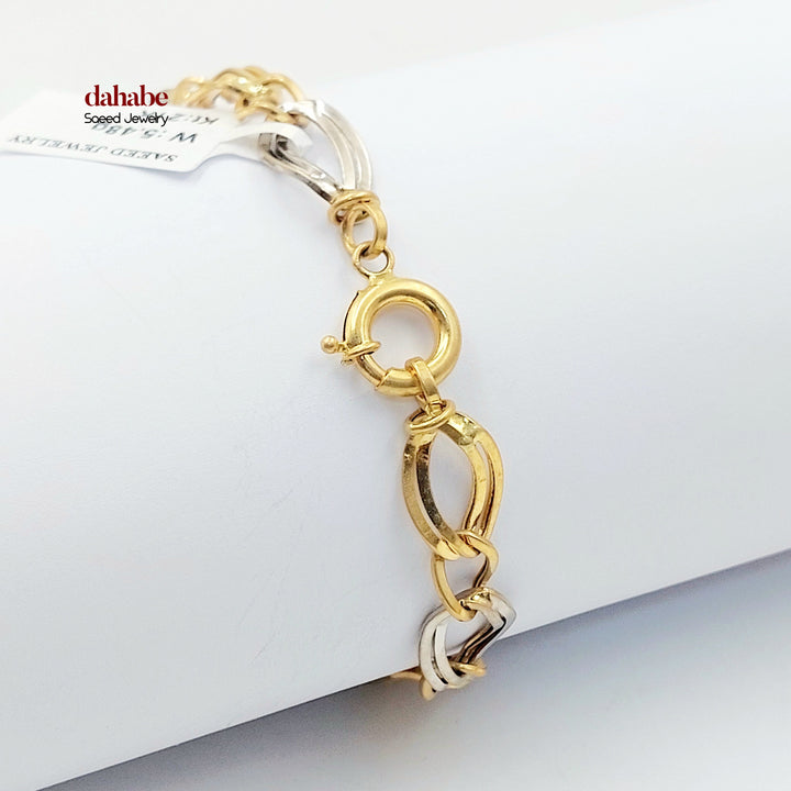 18K اسوارة جنزير اكسترا-مجوهرات الشيخ سعيد-Saeed Jewelry 