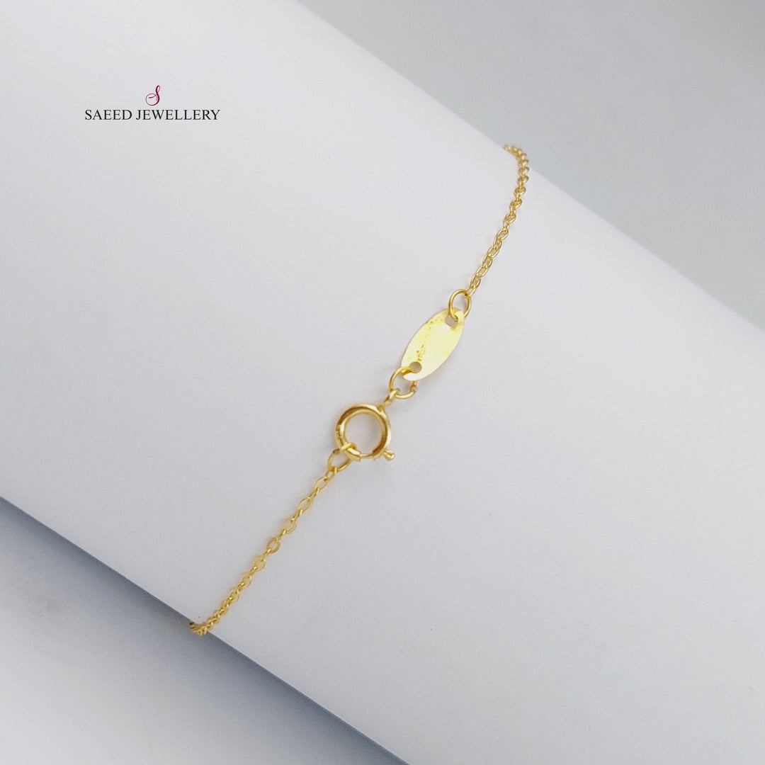 18K اسوارة قلب-مجوهرات الشيخ سعيد-Saeed Jewelry 
