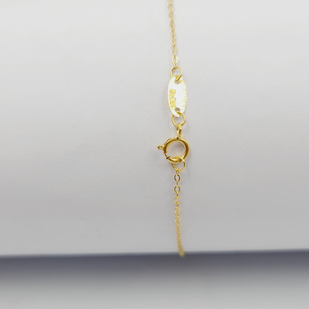 18K اسوارة قلب-مجوهرات الشيخ سعيد-Saeed Jewelry 