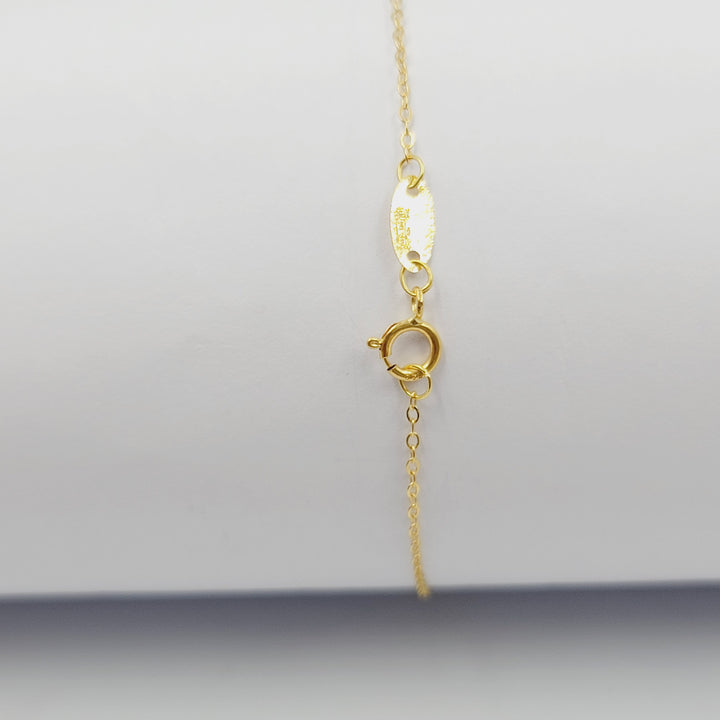 18K اسوارة قلب-مجوهرات الشيخ سعيد-Saeed Jewelry 