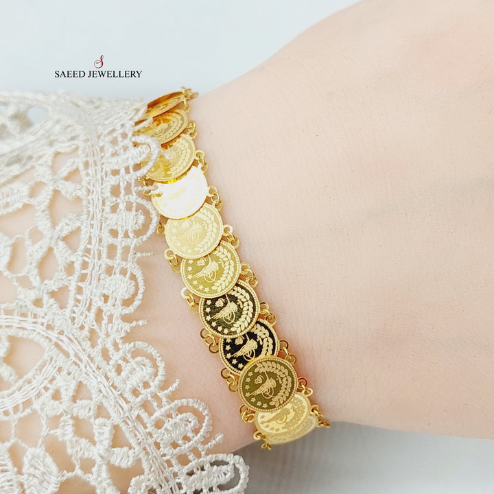 18K اسوارة رشادي قشرة-مجوهرات الشيخ سعيد-Saeed Jewelry 