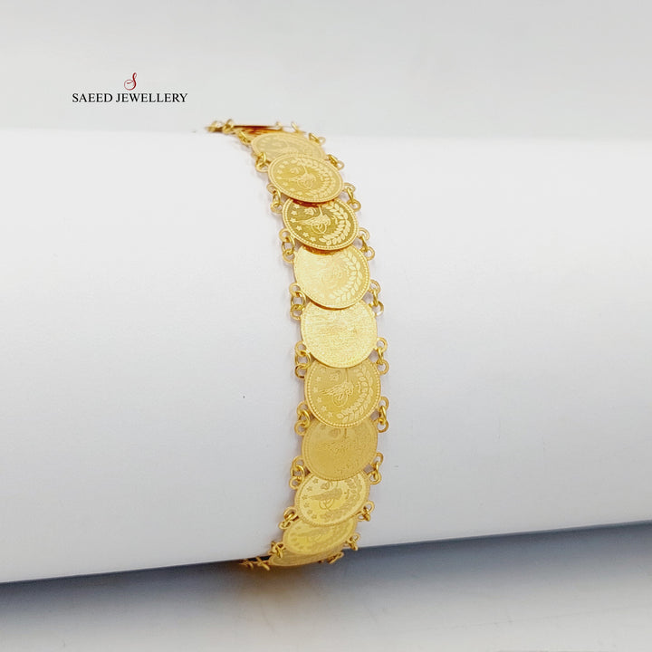 18K اسوارة رشادي قشرة-مجوهرات الشيخ سعيد-Saeed Jewelry 