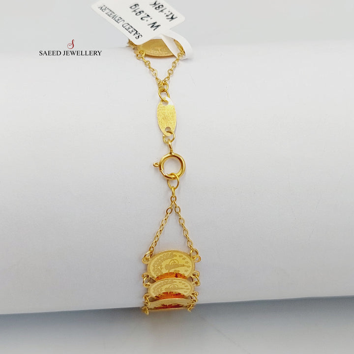 18K اسوارة رشادي قشرة-مجوهرات الشيخ سعيد-Saeed Jewelry 