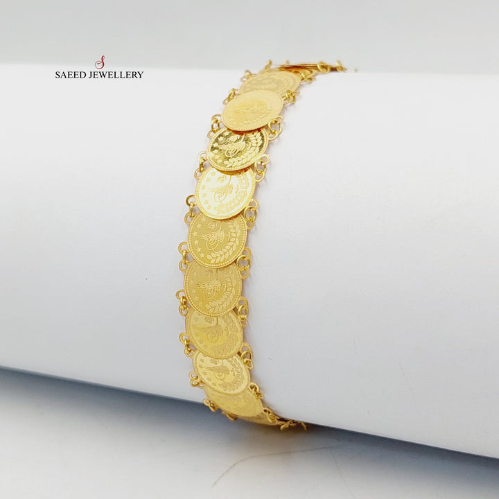 18K اسوارة رشادي قشرة-مجوهرات الشيخ سعيد-Saeed Jewelry 