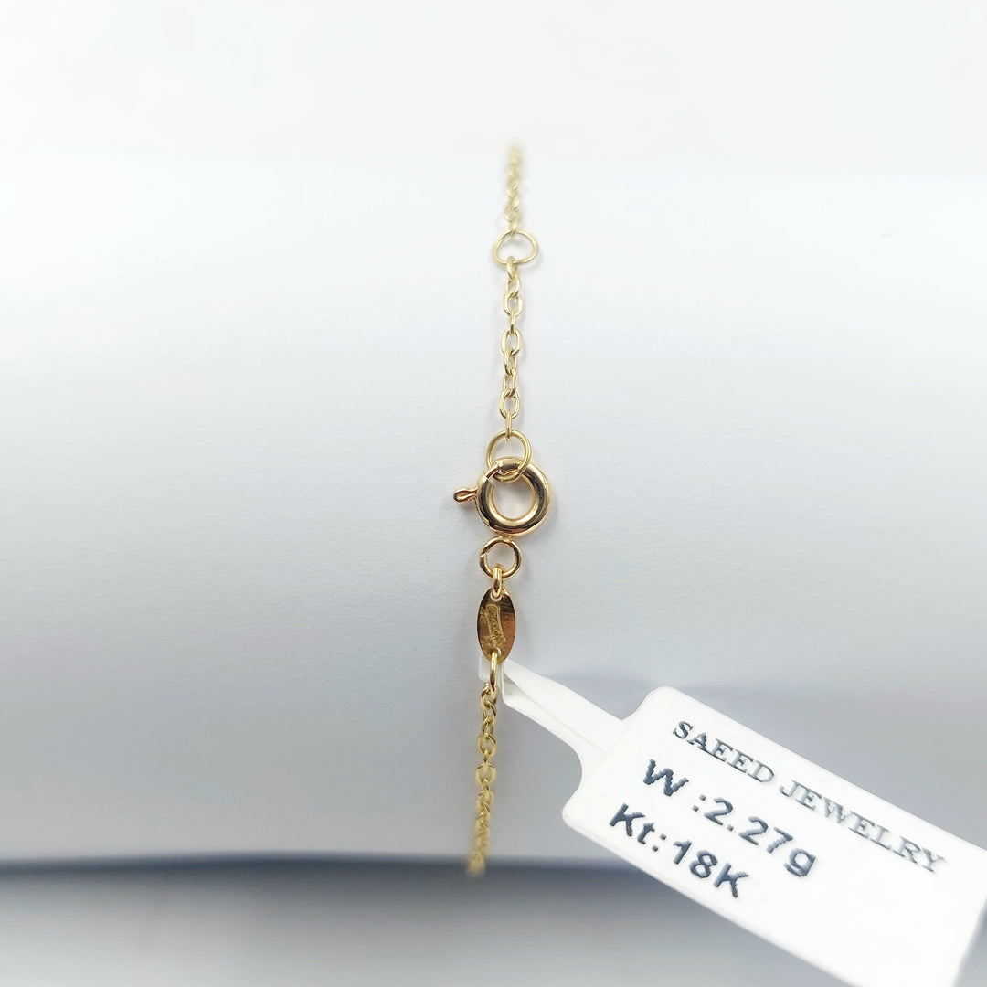 18K اسوارة فيجارو مرصع-مجوهرات الشيخ سعيد-Saeed Jewelry 