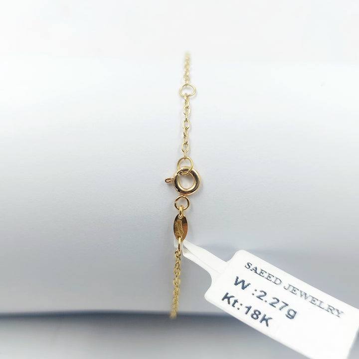 18K اسوارة فيجارو مرصع-مجوهرات الشيخ سعيد-Saeed Jewelry 