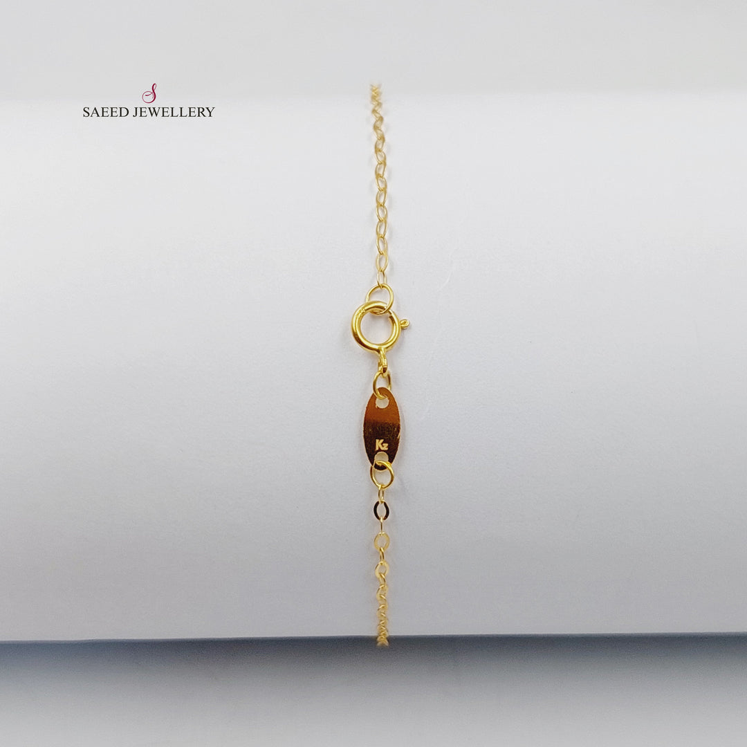 18K اسوارة فراشة-مجوهرات الشيخ سعيد-Saeed Jewelry 