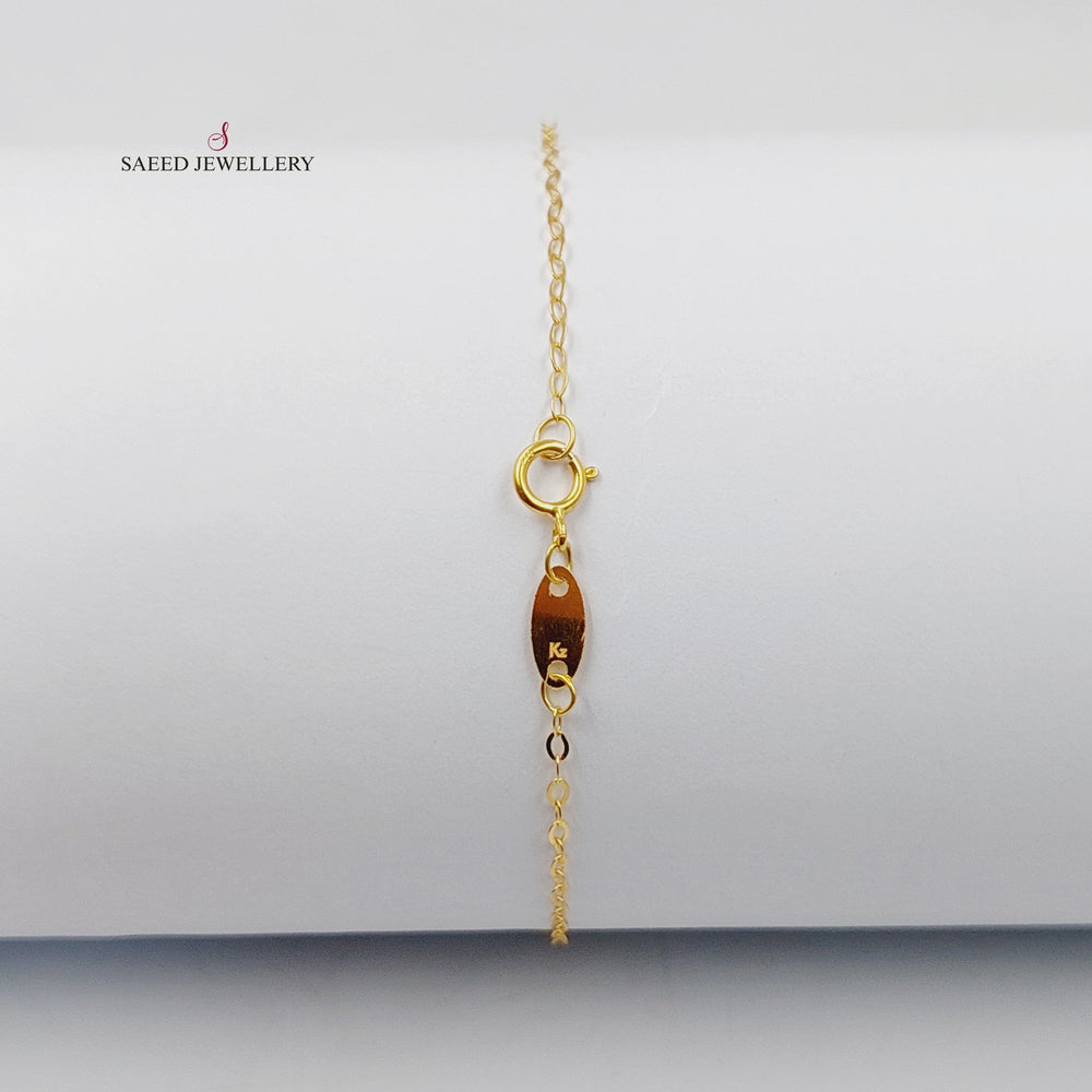 18K اسوارة فراشة-مجوهرات الشيخ سعيد-Saeed Jewelry 