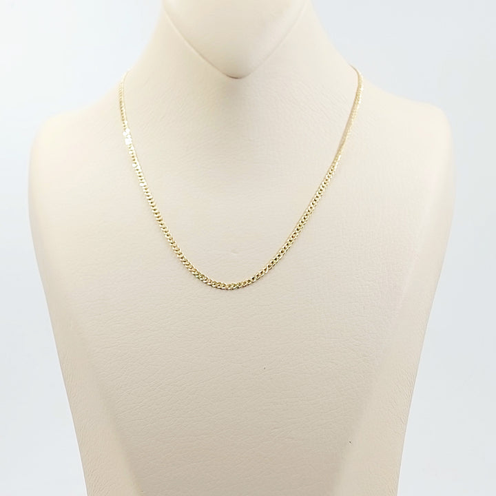 18K سنسال مبسط 2.5mm-مجوهرات الشيخ سعيد-Saeed Jewelry 