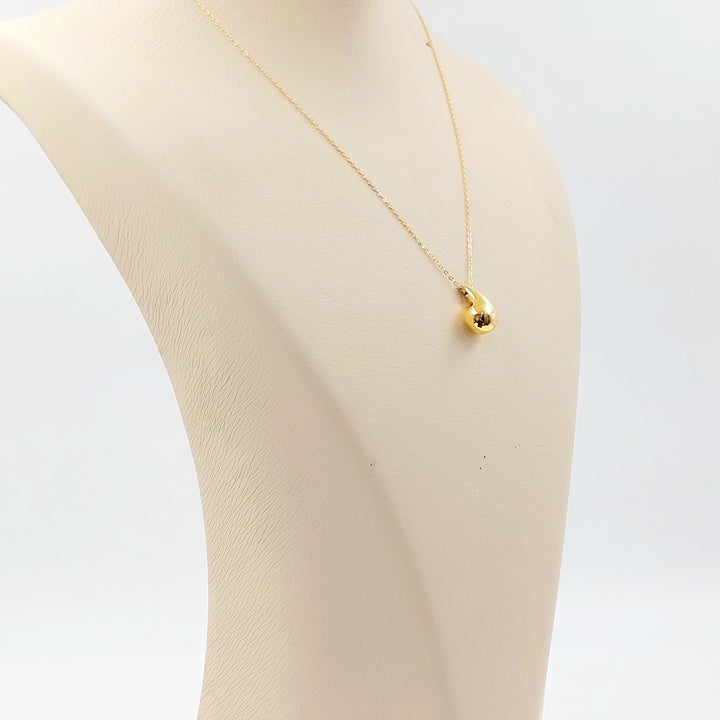 18K عقد لوزة-مجوهرات الشيخ سعيد-Saeed Jewelry 