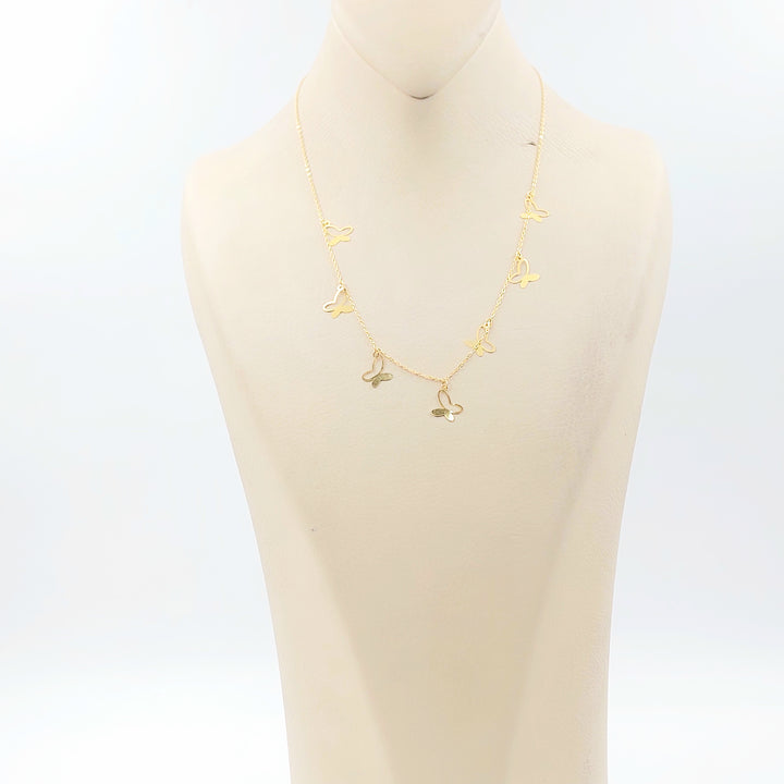 18K عقد دنانديش-مجوهرات الشيخ سعيد-Saeed Jewelry 