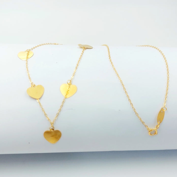 18K عقد دنانديش-مجوهرات الشيخ سعيد-Saeed Jewelry 