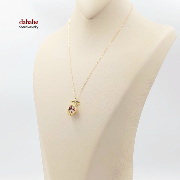18K عقد زيتون-مجوهرات الشيخ سعيد-Saeed Jewelry 