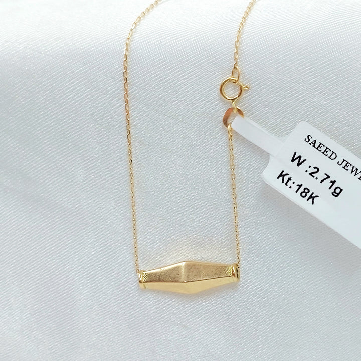 18K عقد زيتون-مجوهرات الشيخ سعيد-Saeed Jewelry 