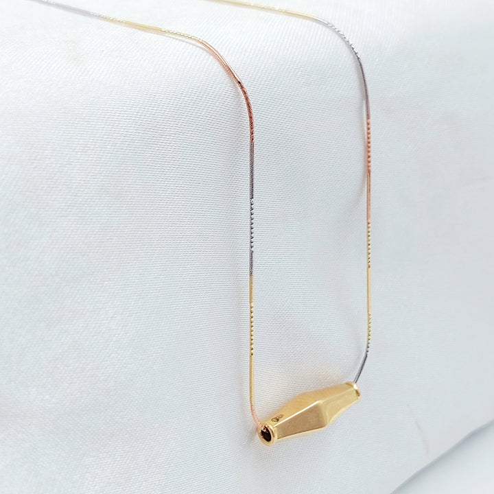 18K عقد زيتون-مجوهرات الشيخ سعيد-Saeed Jewelry 