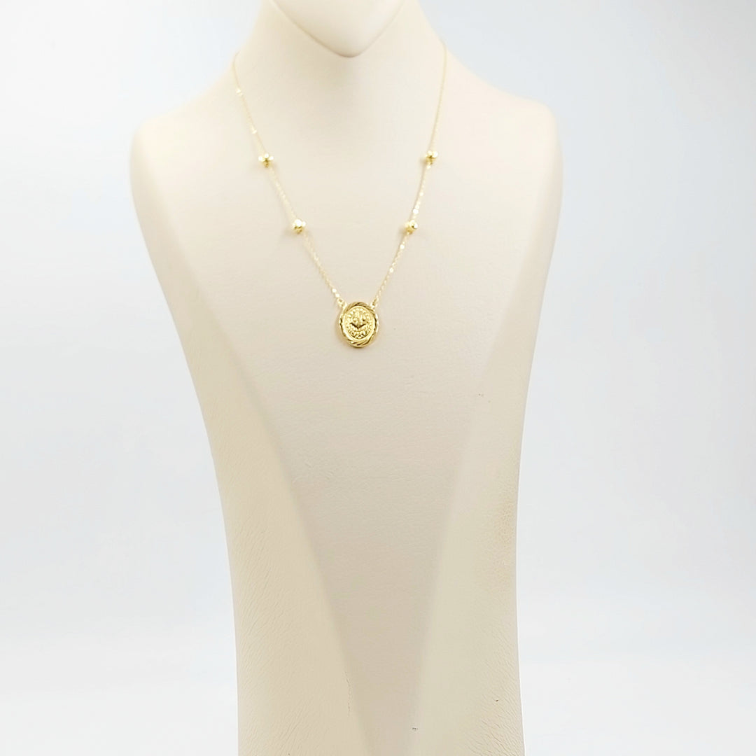 18K عقد رشادي قشرة-مجوهرات الشيخ سعيد-Saeed Jewelry 