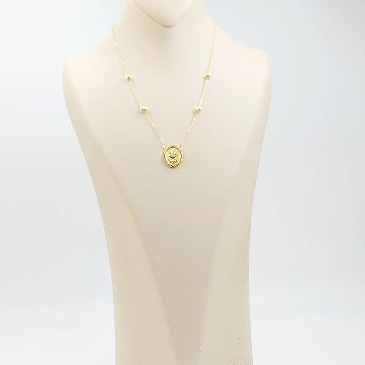 18K عقد رشادي قشرة-مجوهرات الشيخ سعيد-Saeed Jewelry 