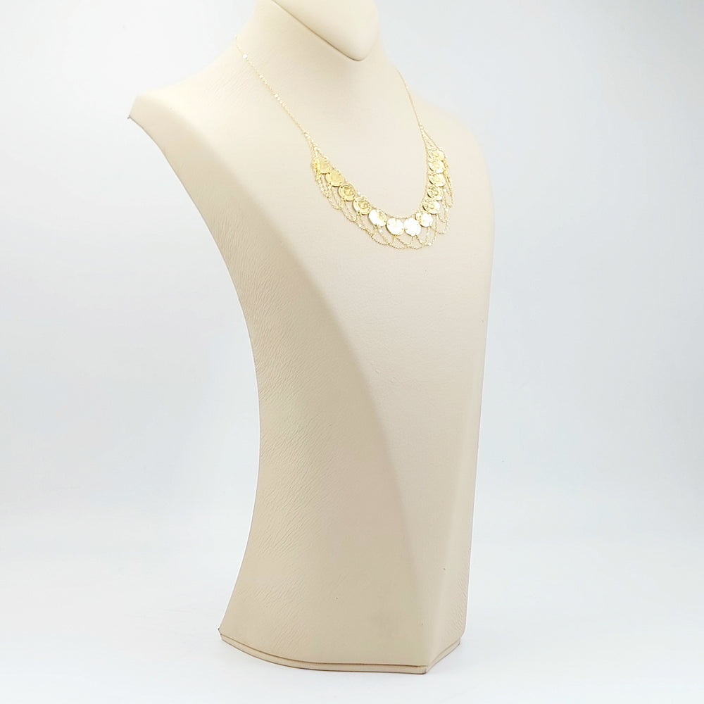 18K عقد رشادي قشرة-مجوهرات الشيخ سعيد-Saeed Jewelry 