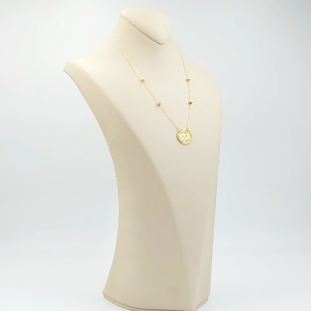 18K عقد رشادي قشرة-مجوهرات الشيخ سعيد-Saeed Jewelry 