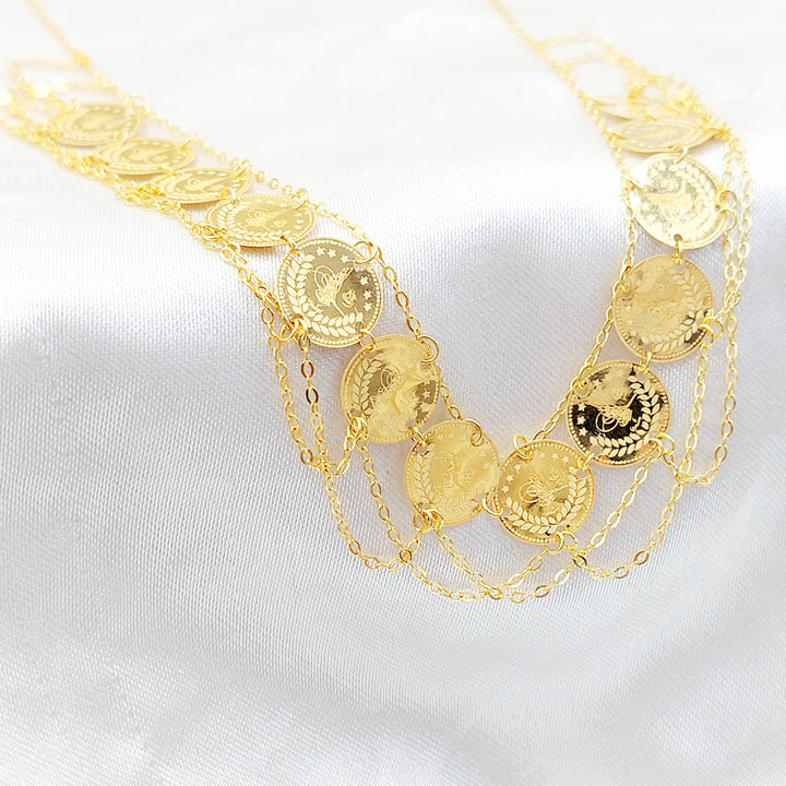 18K عقد رشادي قشرة-مجوهرات الشيخ سعيد-Saeed Jewelry 