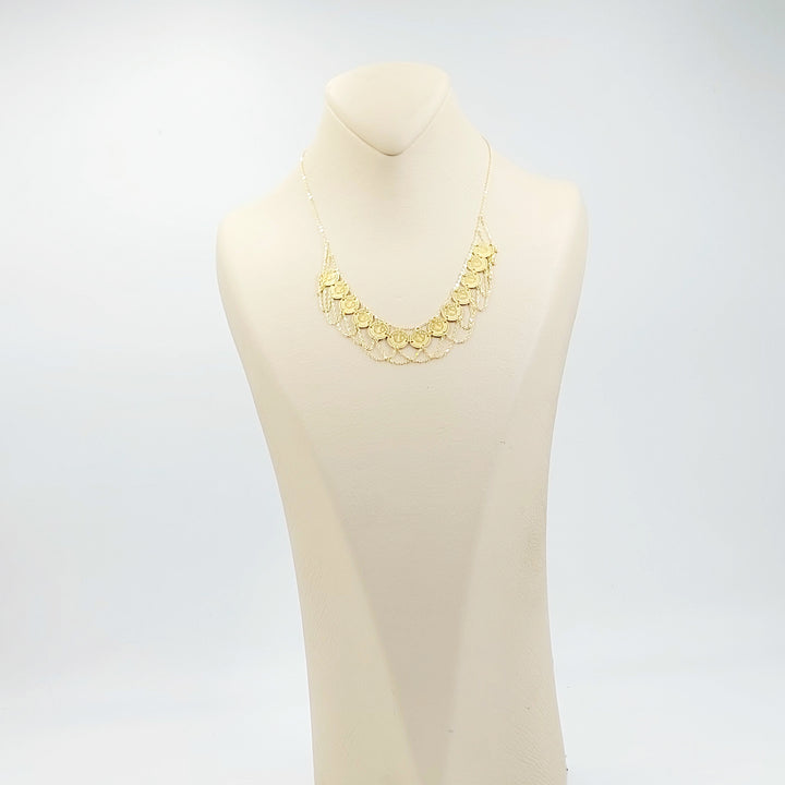 18K عقد رشادي قشرة-مجوهرات الشيخ سعيد-Saeed Jewelry 