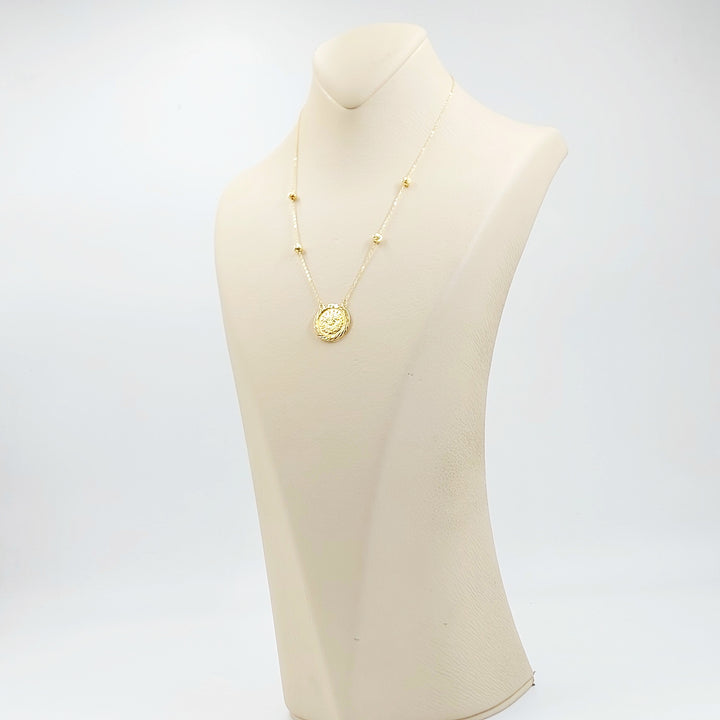18K عقد رشادي قشرة-مجوهرات الشيخ سعيد-Saeed Jewelry 