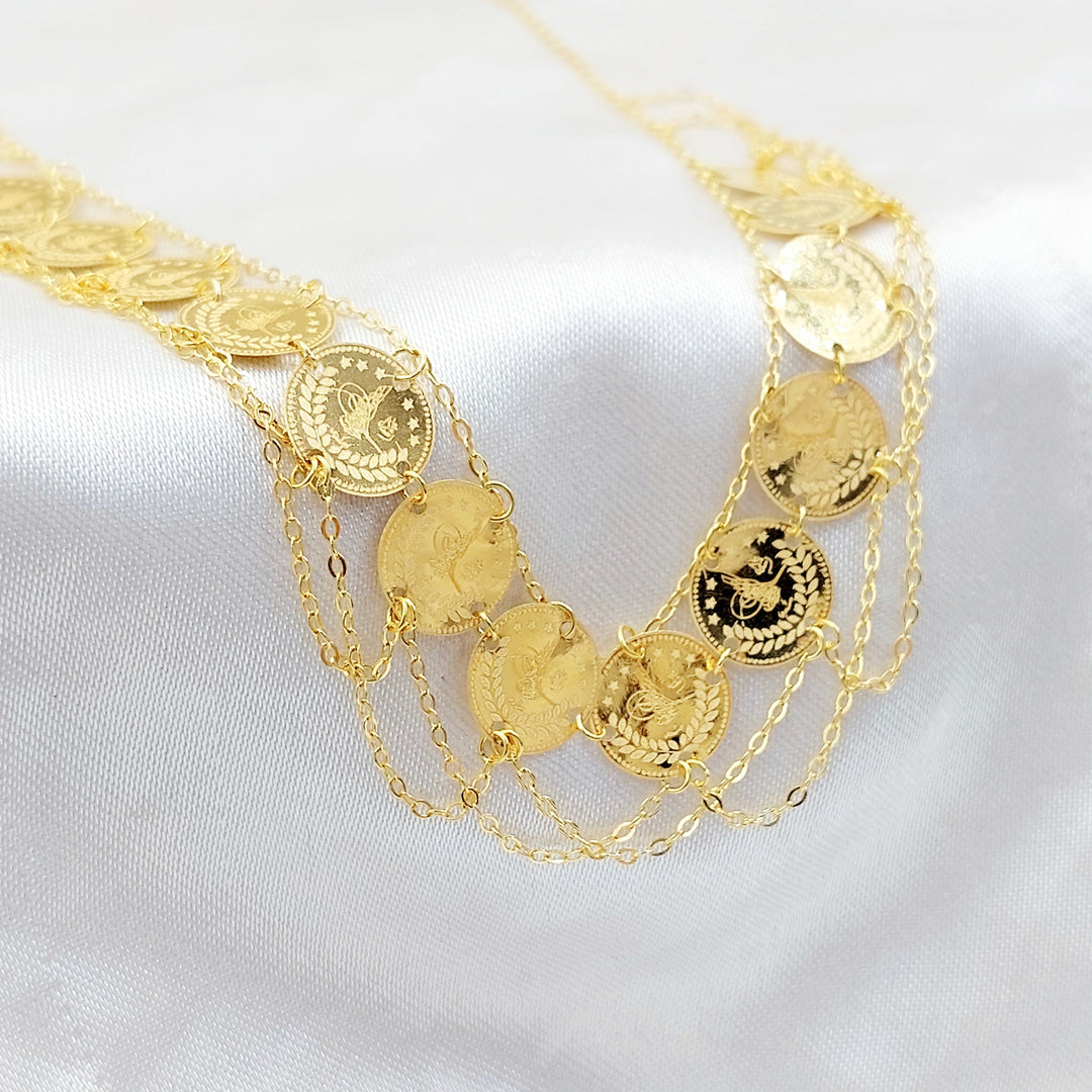 18K عقد رشادي قشرة-مجوهرات الشيخ سعيد-Saeed Jewelry 