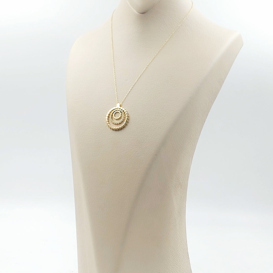 18K عقد اكسترا مرصع-مجوهرات الشيخ سعيد-Saeed Jewelry 