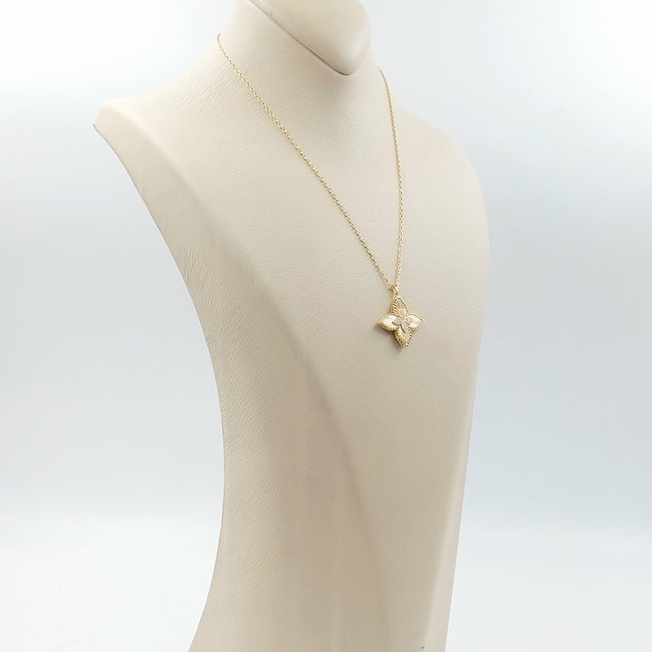 18K عقد نجمة مرصع-مجوهرات الشيخ سعيد-Saeed Jewelry 