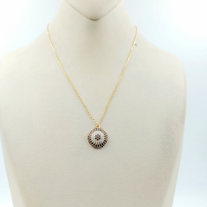 18K عقد دائري مرصع-مجوهرات الشيخ سعيد-Saeed Jewelry 