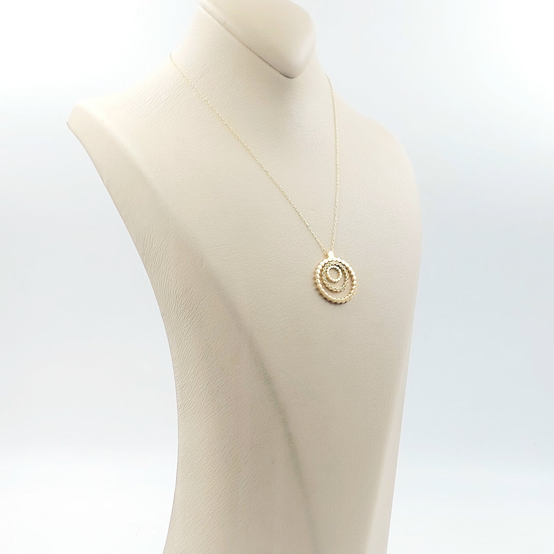 18K عقد اكسترا مرصع-مجوهرات الشيخ سعيد-Saeed Jewelry 