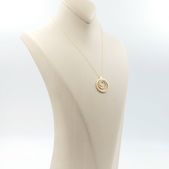 18K عقد اكسترا مرصع-مجوهرات الشيخ سعيد-Saeed Jewelry 