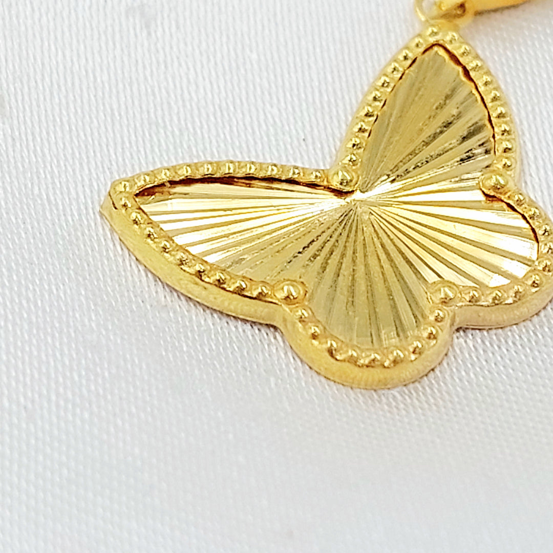 18K تعليقة فراشة-مجوهرات الشيخ سعيد-Saeed Jewelry 