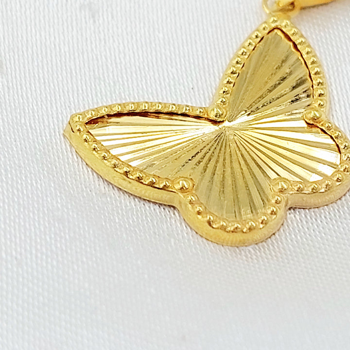 18K تعليقة فراشة-مجوهرات الشيخ سعيد-Saeed Jewelry 