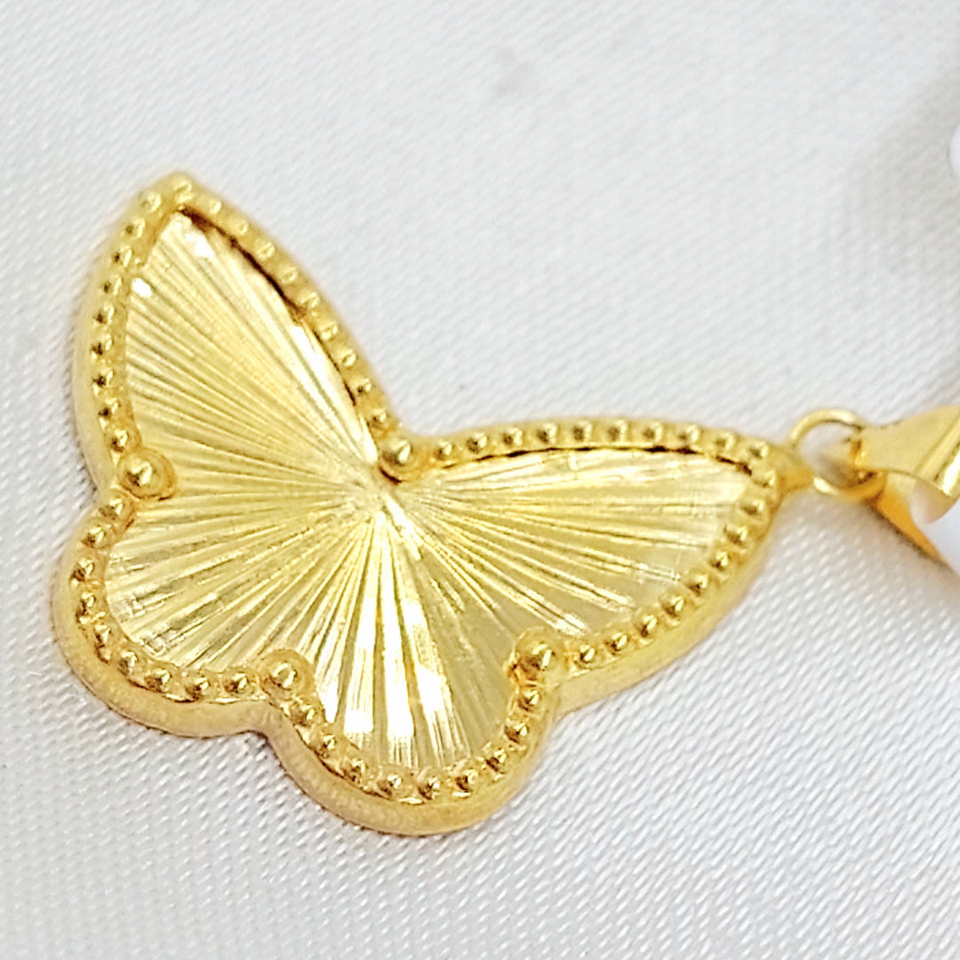 18K تعليقة فراشة-مجوهرات الشيخ سعيد-Saeed Jewelry 