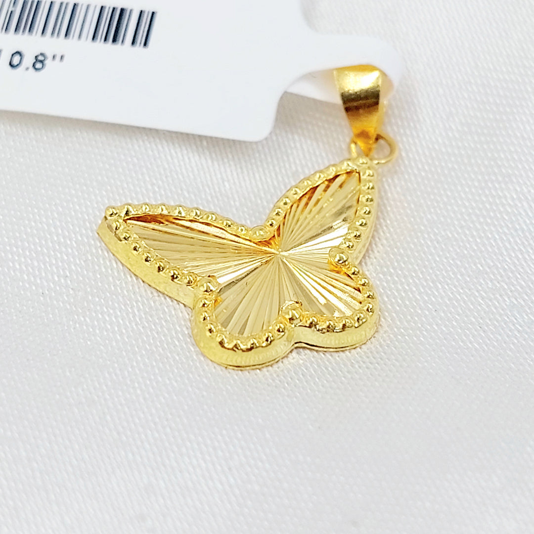 18K تعليقة فراشة-مجوهرات الشيخ سعيد-Saeed Jewelry 